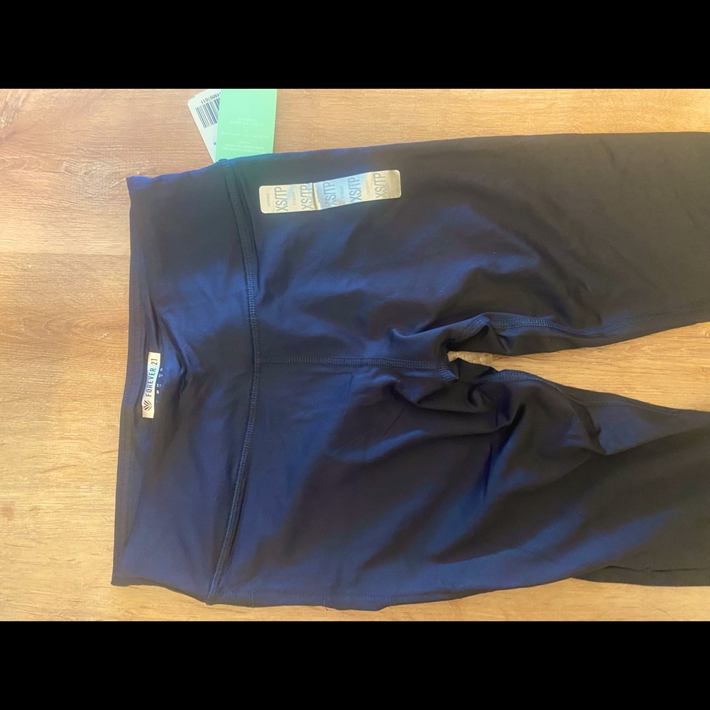Black leggings with side cutouts size XS